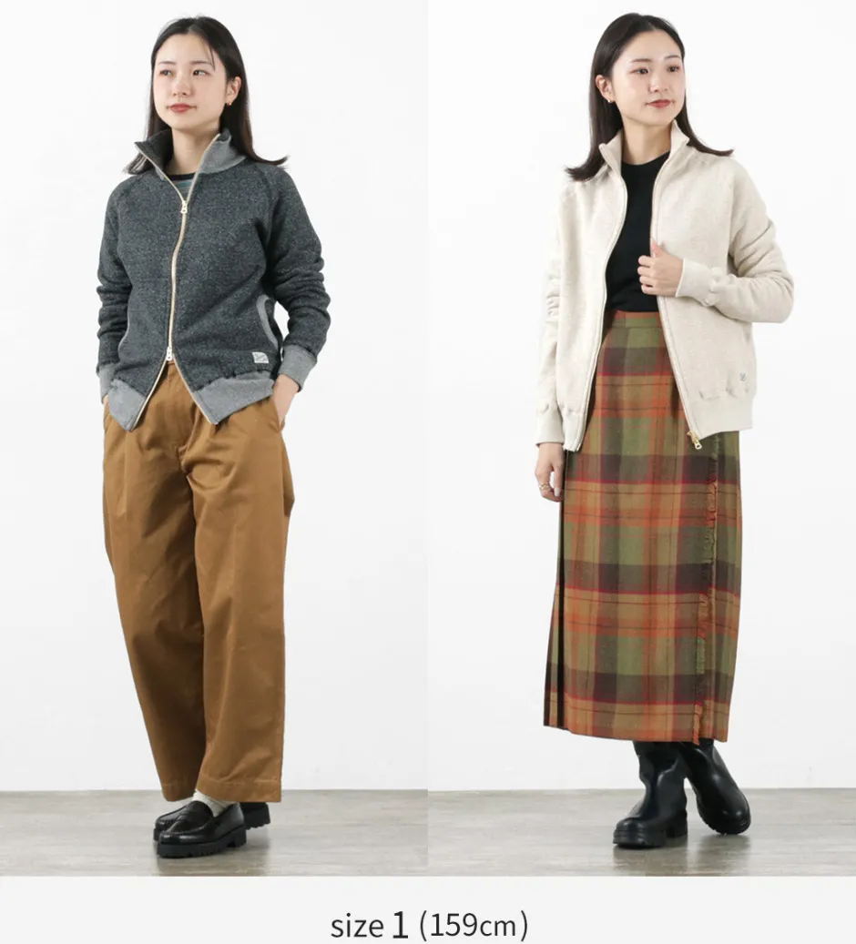 Sweatshirts^KEPANI / Great Smoky Raffybrushed-lining stand neck sweatshirt jacket