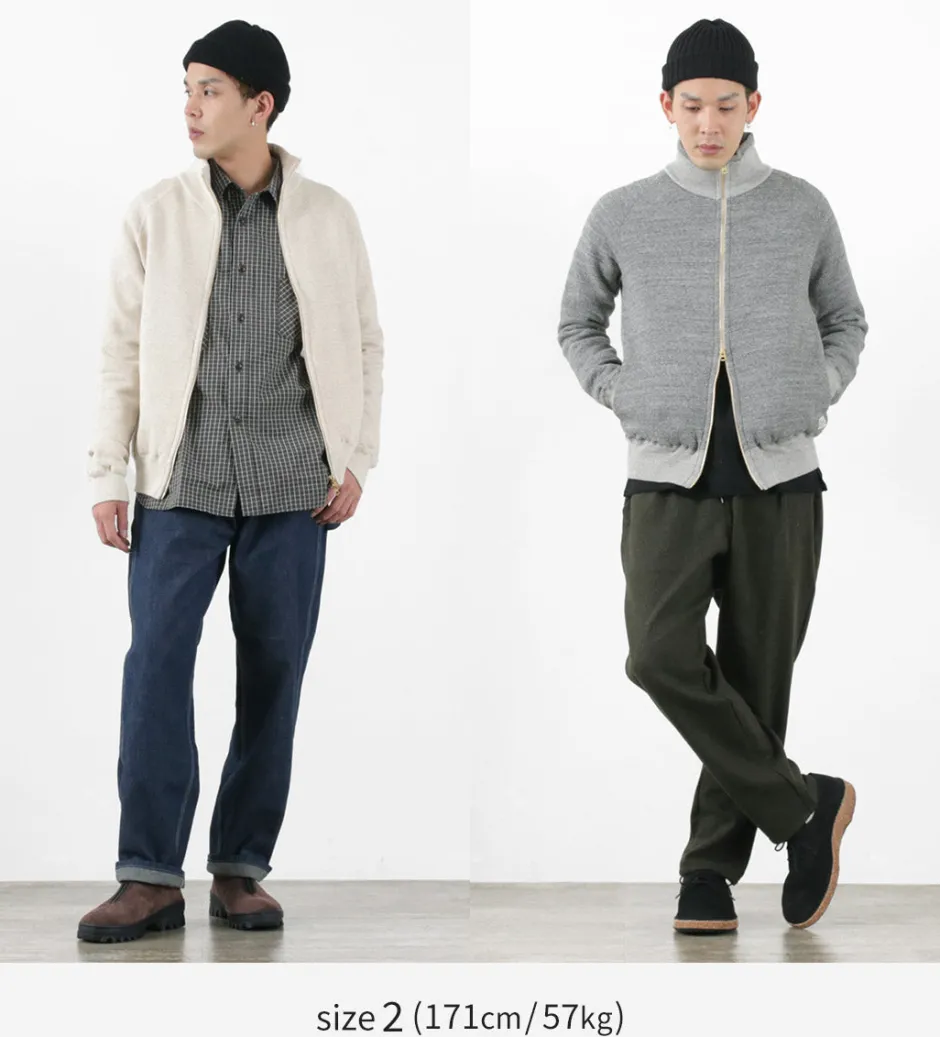 Sweatshirts^KEPANI / Great Smoky Raffybrushed-lining stand neck sweatshirt jacket