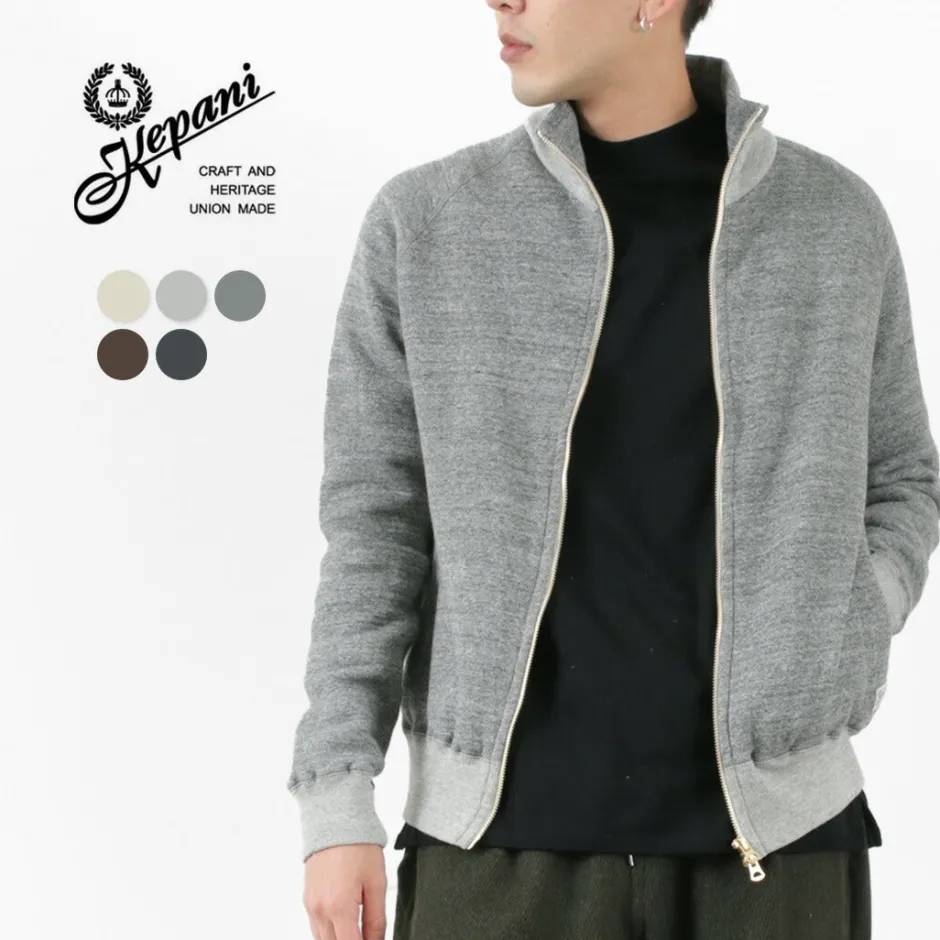 Sweatshirts^KEPANI / Great Smoky Raffybrushed-lining stand neck sweatshirt jacket
