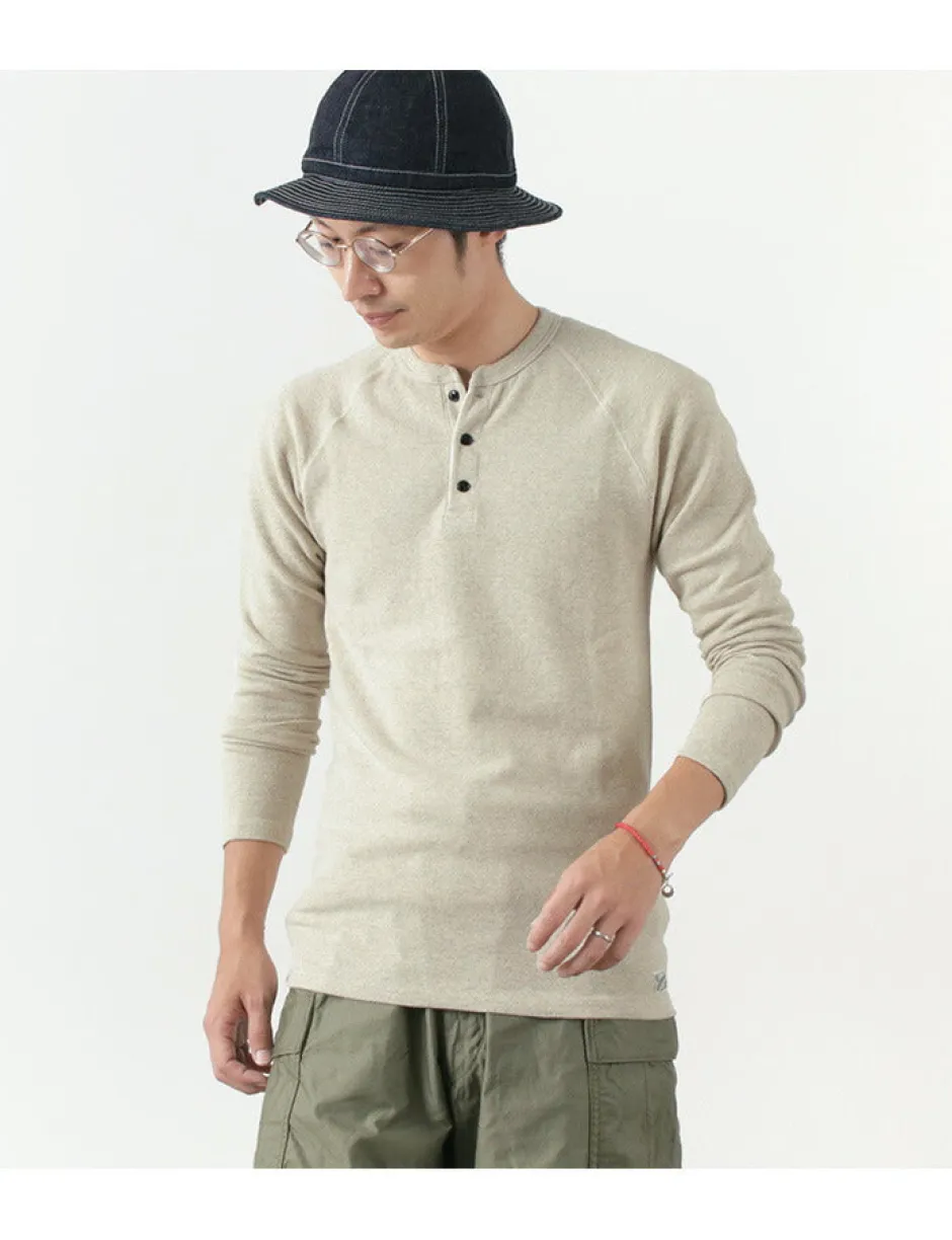 T-Shirts^KEPANI / Henley neck long sleeve tee