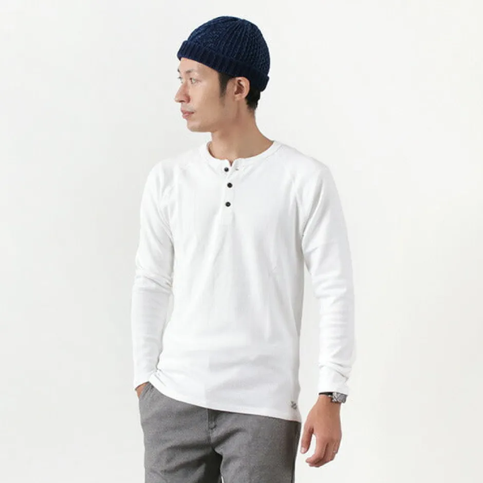 T-Shirts^KEPANI / Henley neck long sleeve tee
