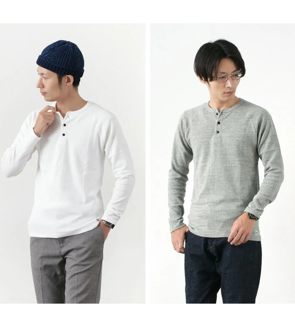 T-Shirts^KEPANI / Henley neck long sleeve tee