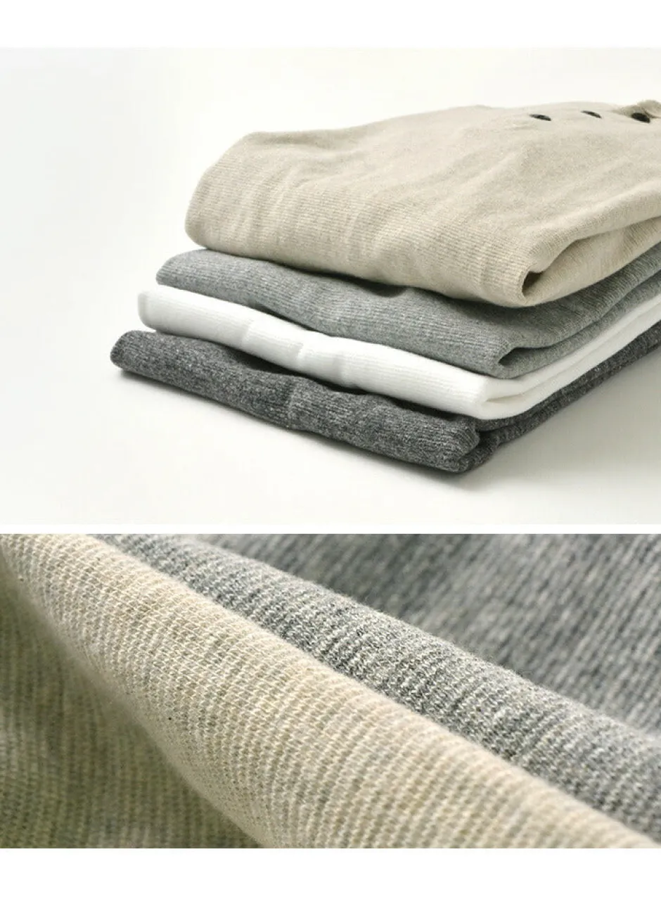 T-Shirts^KEPANI / Henley neck long sleeve tee