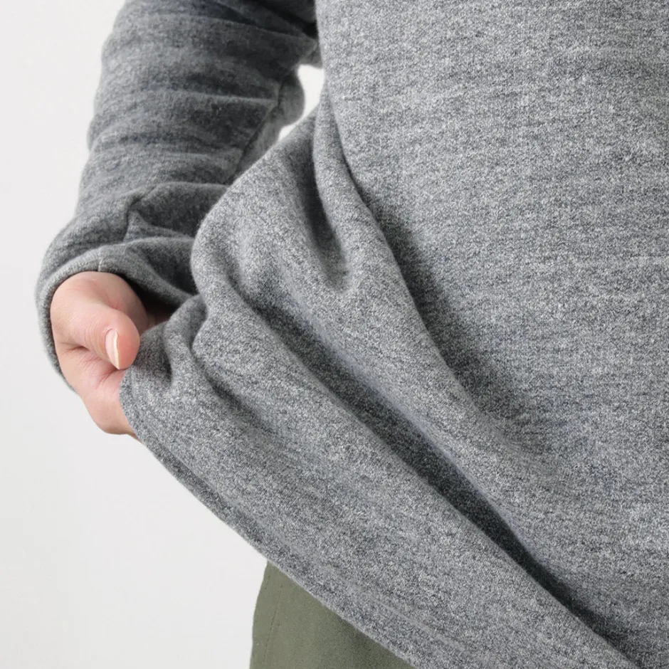 Sweatshirts^KEPANI / Raffy brushed lining Boat Neck Sweatshirt Basque Shirt