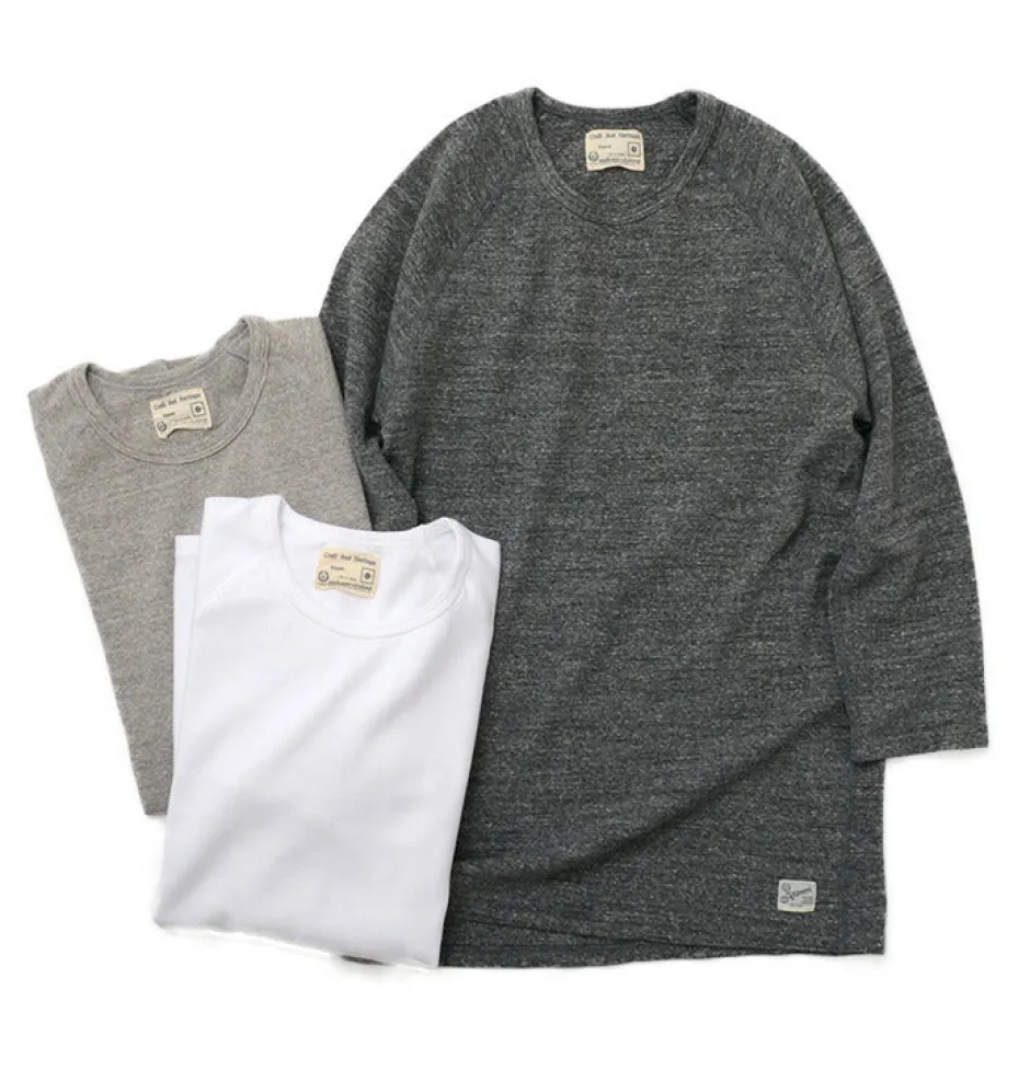 T-Shirts^KEPANI / Raffy Spun Milled 7/10 Sleeve T-Shirt