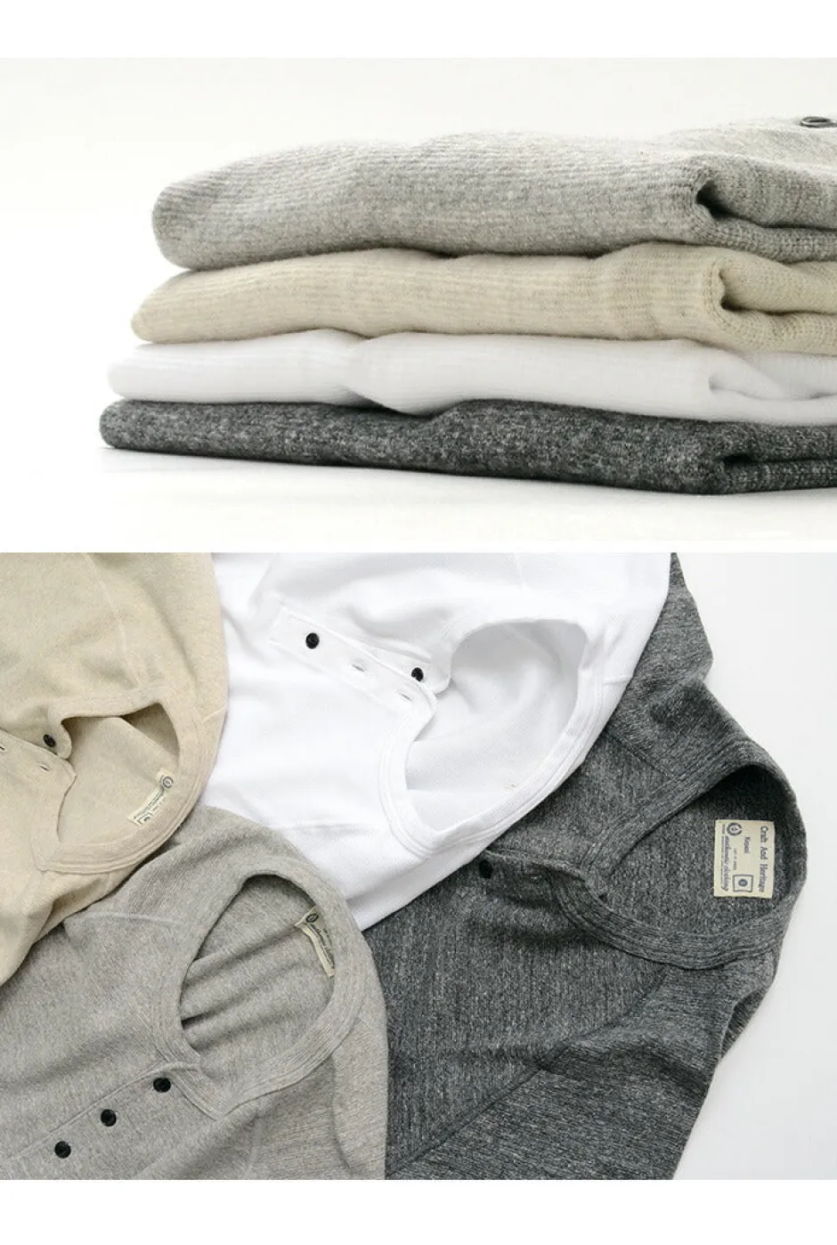 T-Shirts^KEPANI / Raffy Spun Milled Henry Neck T-Shirt