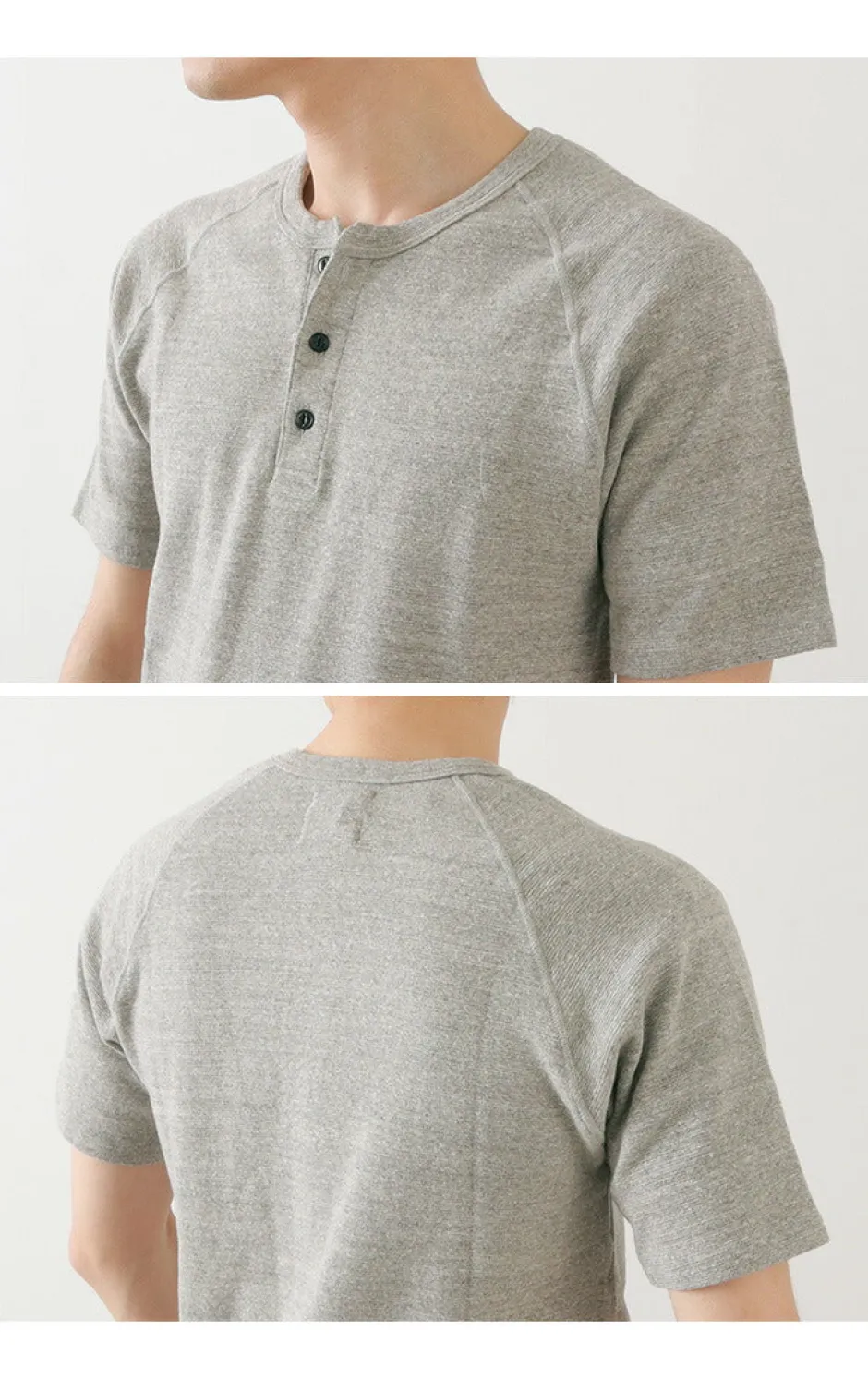 T-Shirts^KEPANI / Raffy Spun Milled Henry Neck T-Shirt