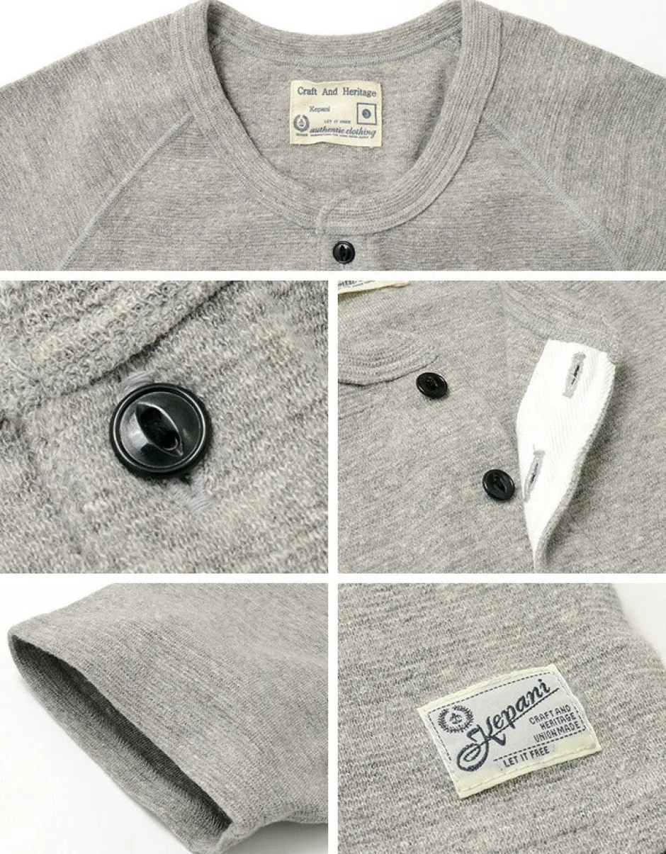 T-Shirts^KEPANI / Raffy Spun Milled Henry Neck T-Shirt