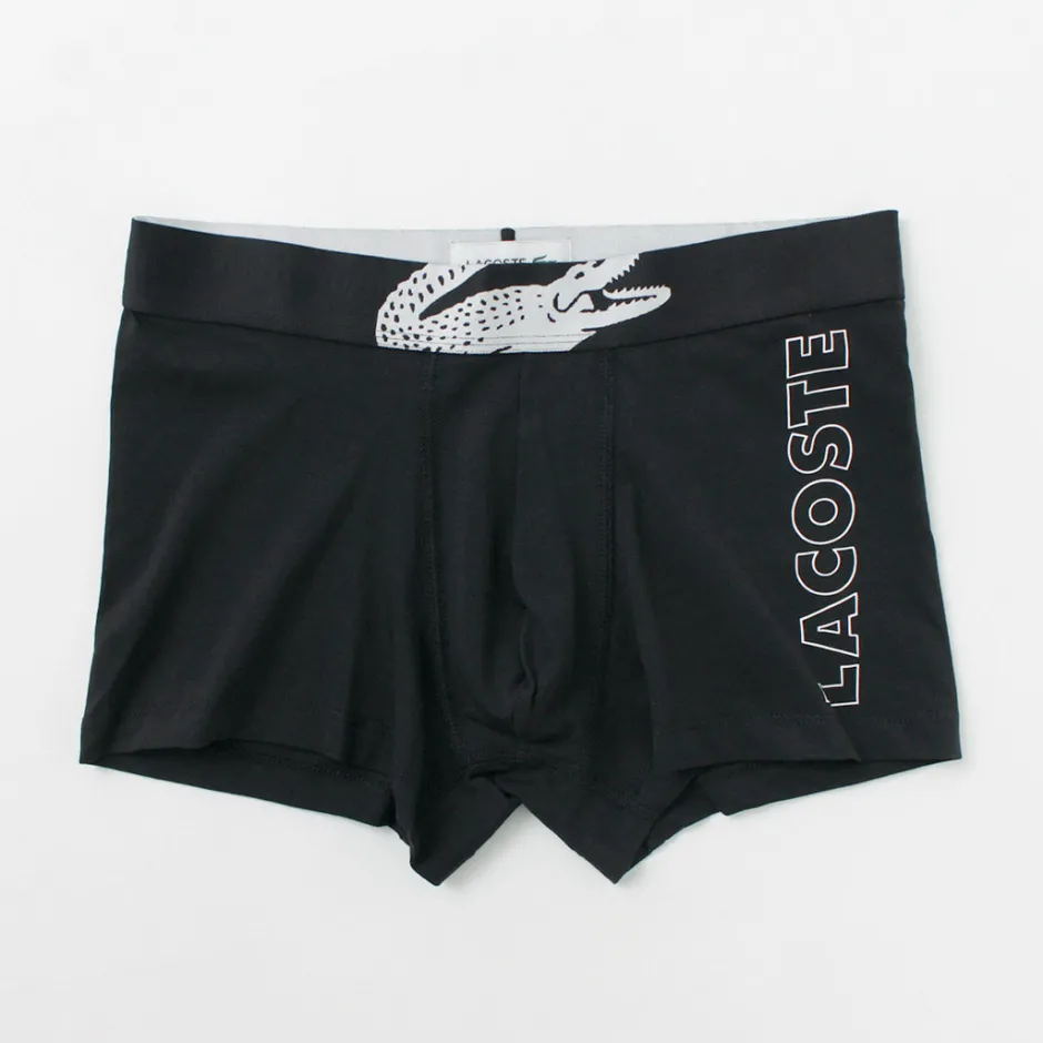 Underwear^LACOSTE / Croc Print 3 Pack Boxer Pants black