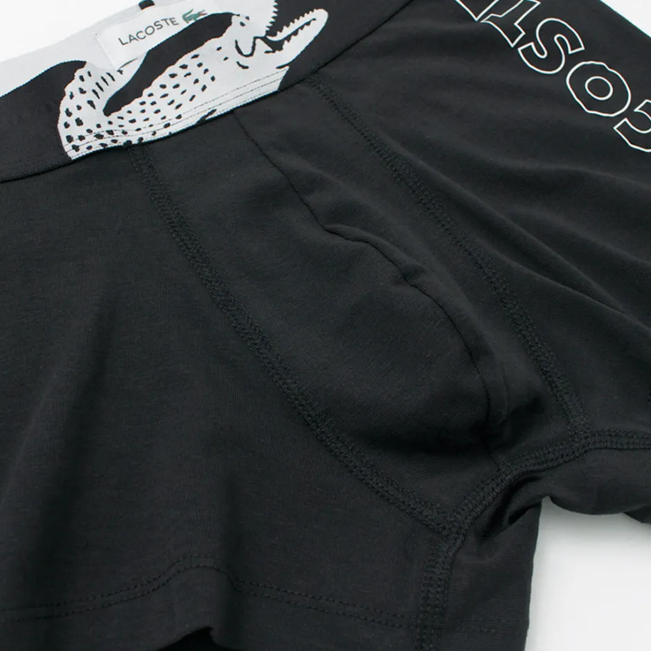 Underwear^LACOSTE / Croc Print 3 Pack Boxer Pants black