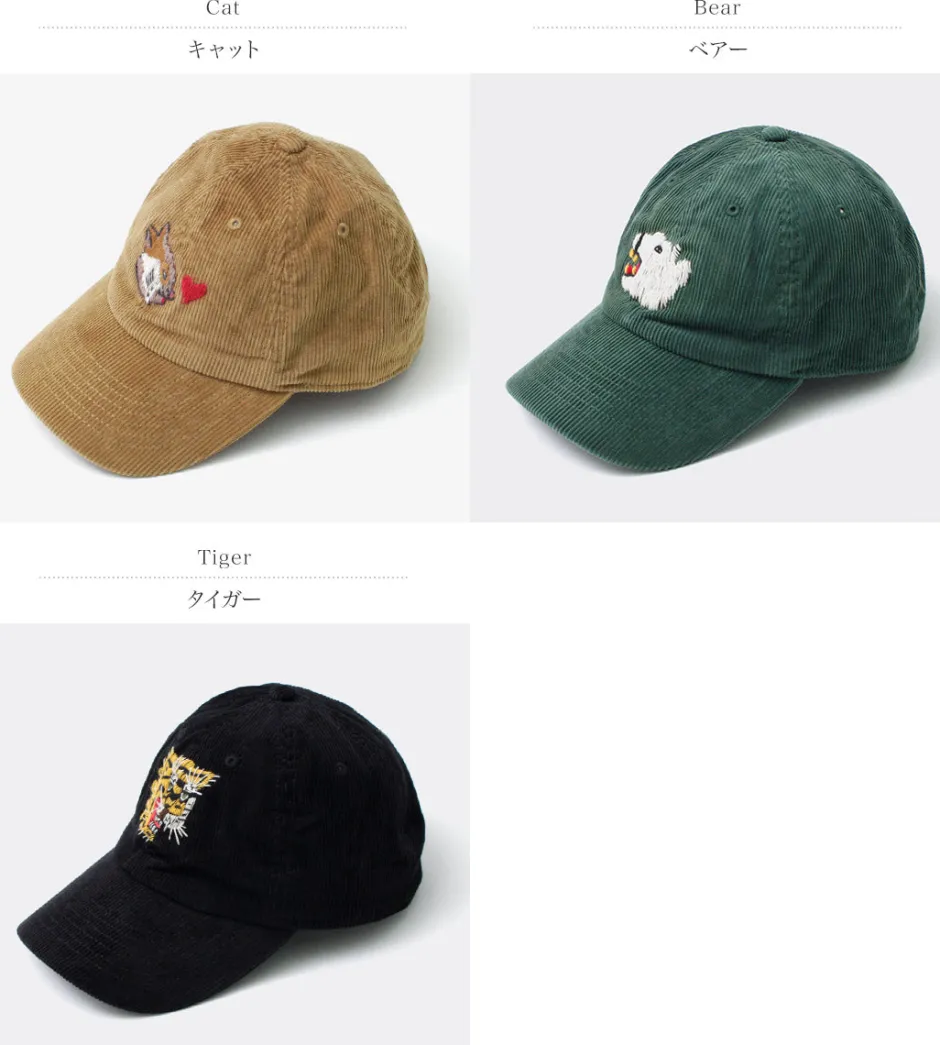 Hats^LET’S 功夫 / Corduroy kung fu cap