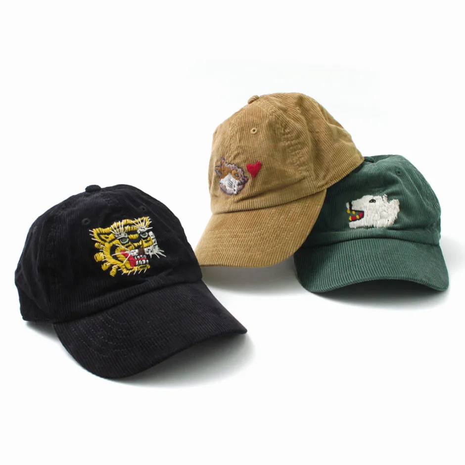 Hats^LET’S 功夫 / Corduroy kung fu cap