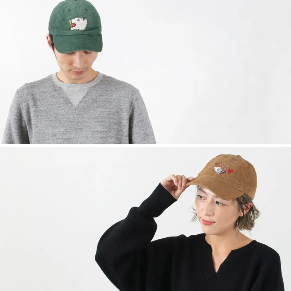 Hats^LET’S 功夫 / Corduroy kung fu cap