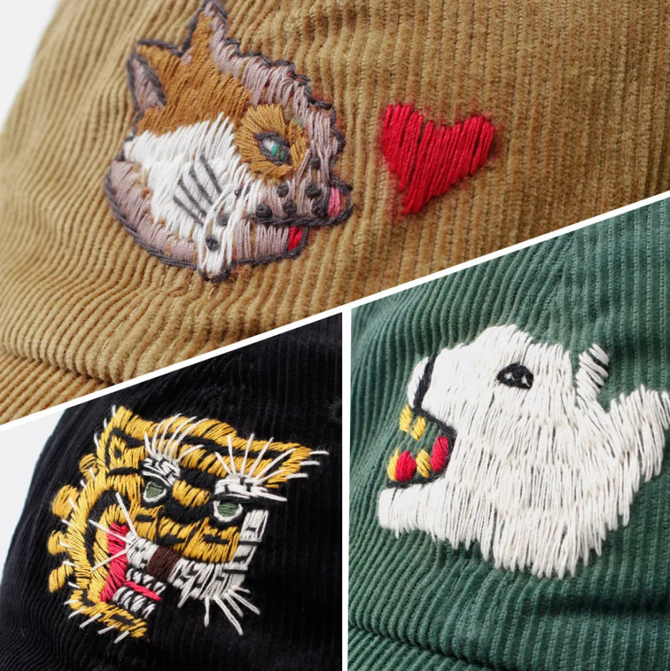 Hats^LET’S 功夫 / Corduroy kung fu cap