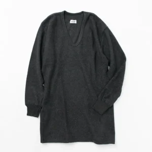 T-Shirts^LOCALINA MERIYASU / U-Neck Cashmere Blend Long Sleeve Inner