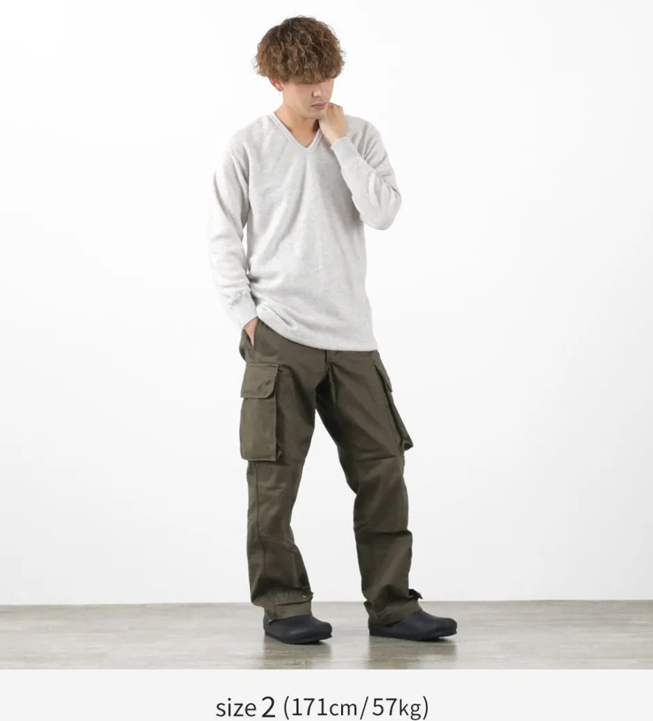 T-Shirts^LOCALINA MERIYASU / U-Neck Cashmere Blend Long Sleeve Inner