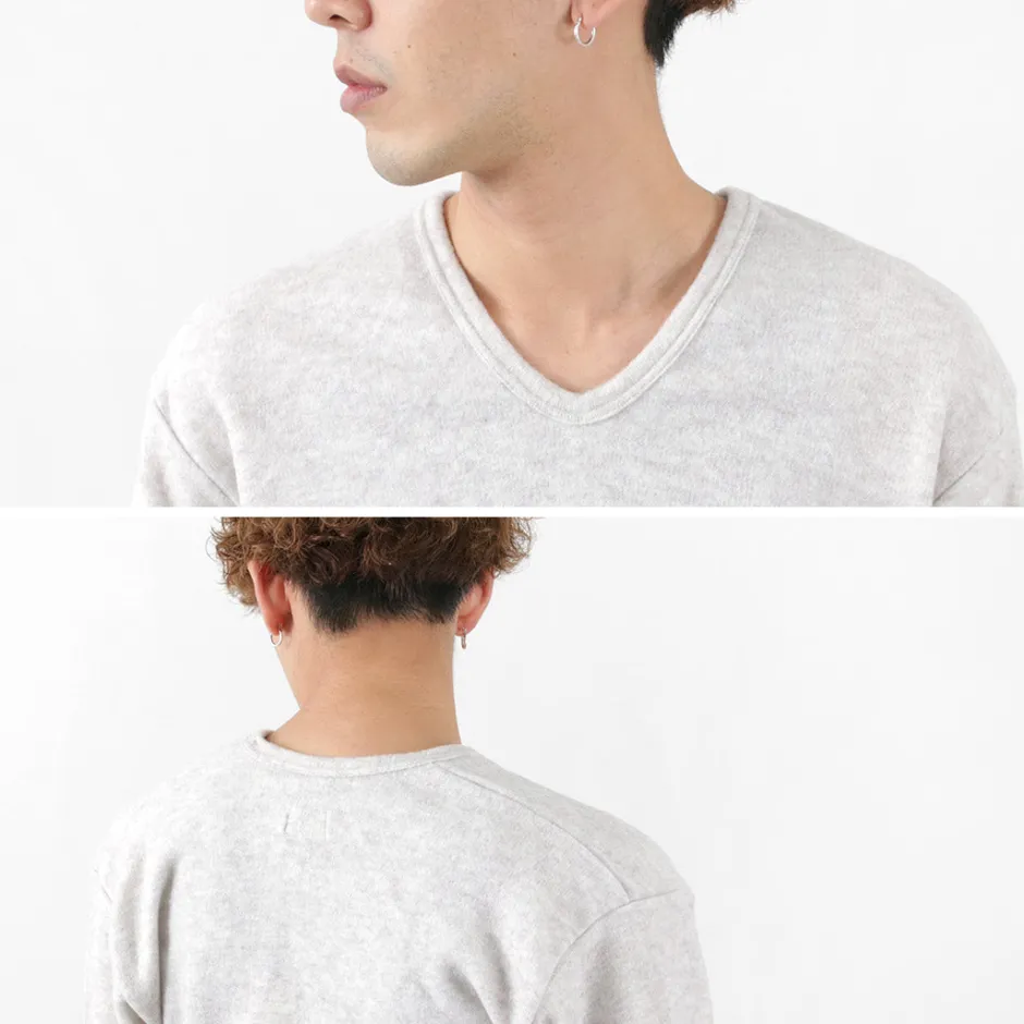 T-Shirts^LOCALINA MERIYASU / U-Neck Cashmere Blend Long Sleeve Inner