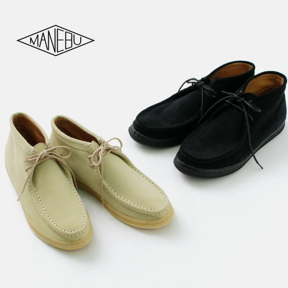 Leather Shoes & Boots^MANEBU / Boomid Suede Chukka Shoes