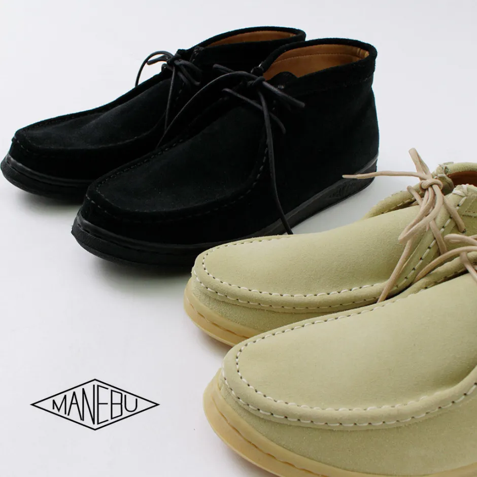 Leather Shoes & Boots^MANEBU / Boomid Suede Chukka Shoes