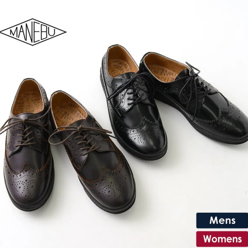 Leather Shoes & Boots^MANEBU / MNB-003 Leather Sneakers
