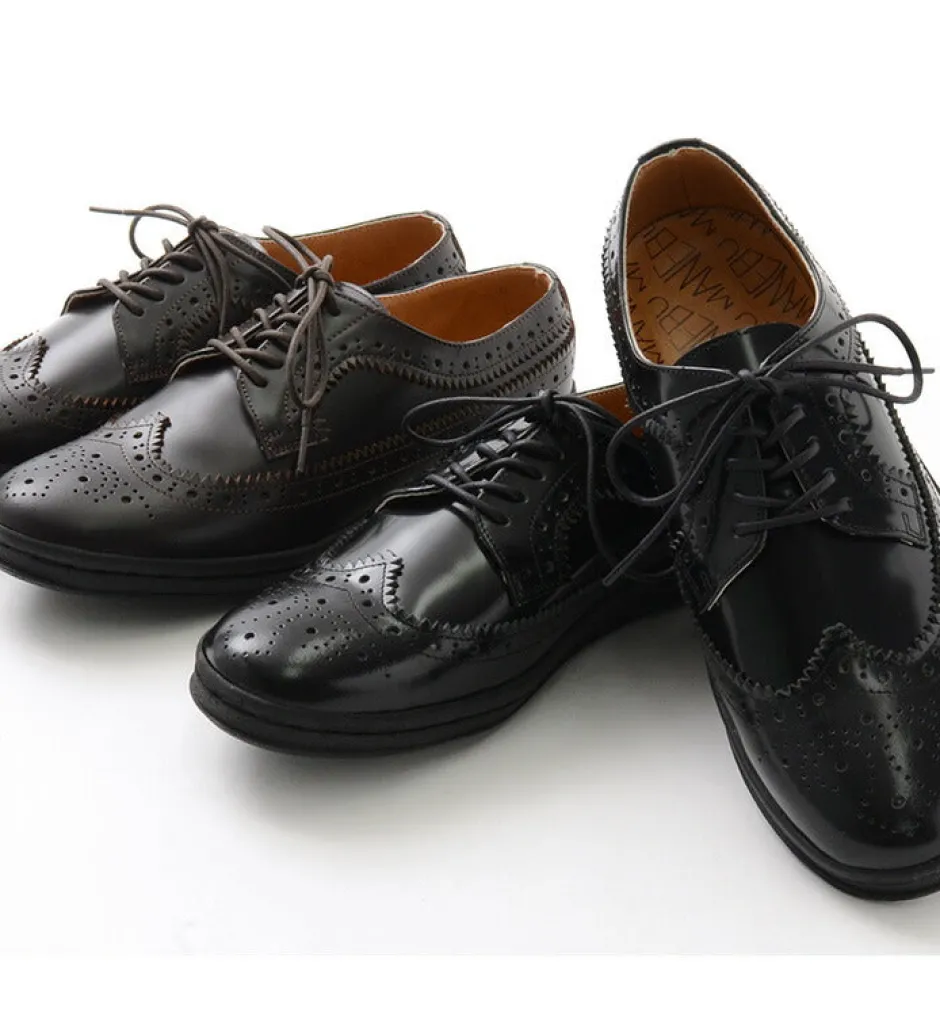 Leather Shoes & Boots^MANEBU / MNB-003 Leather Sneakers