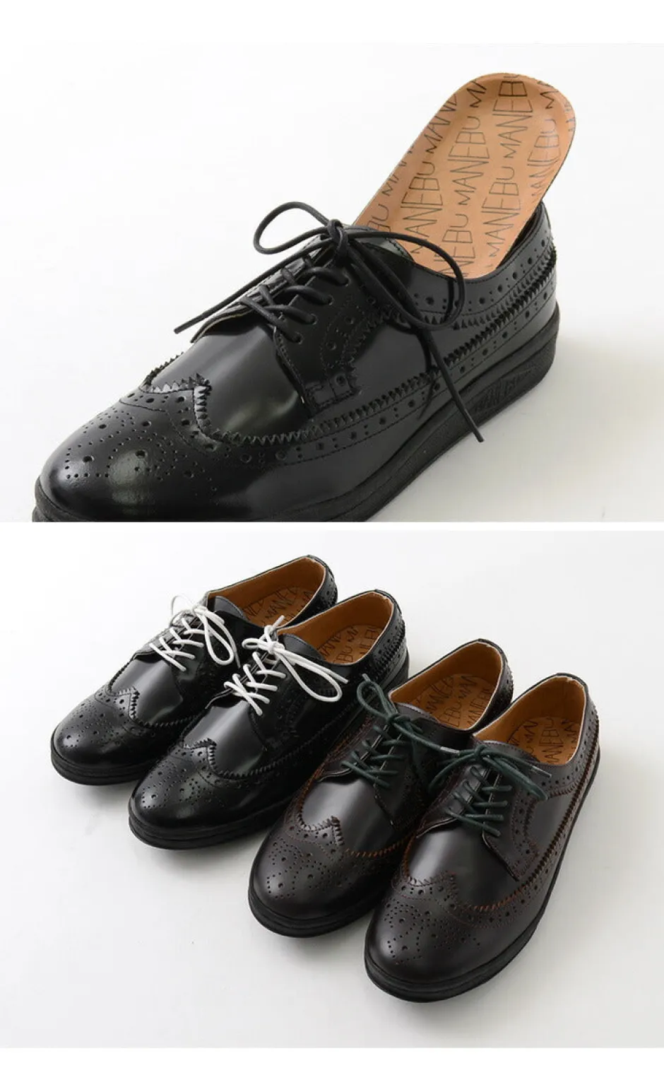 Leather Shoes & Boots^MANEBU / MNB-003 Leather Sneakers