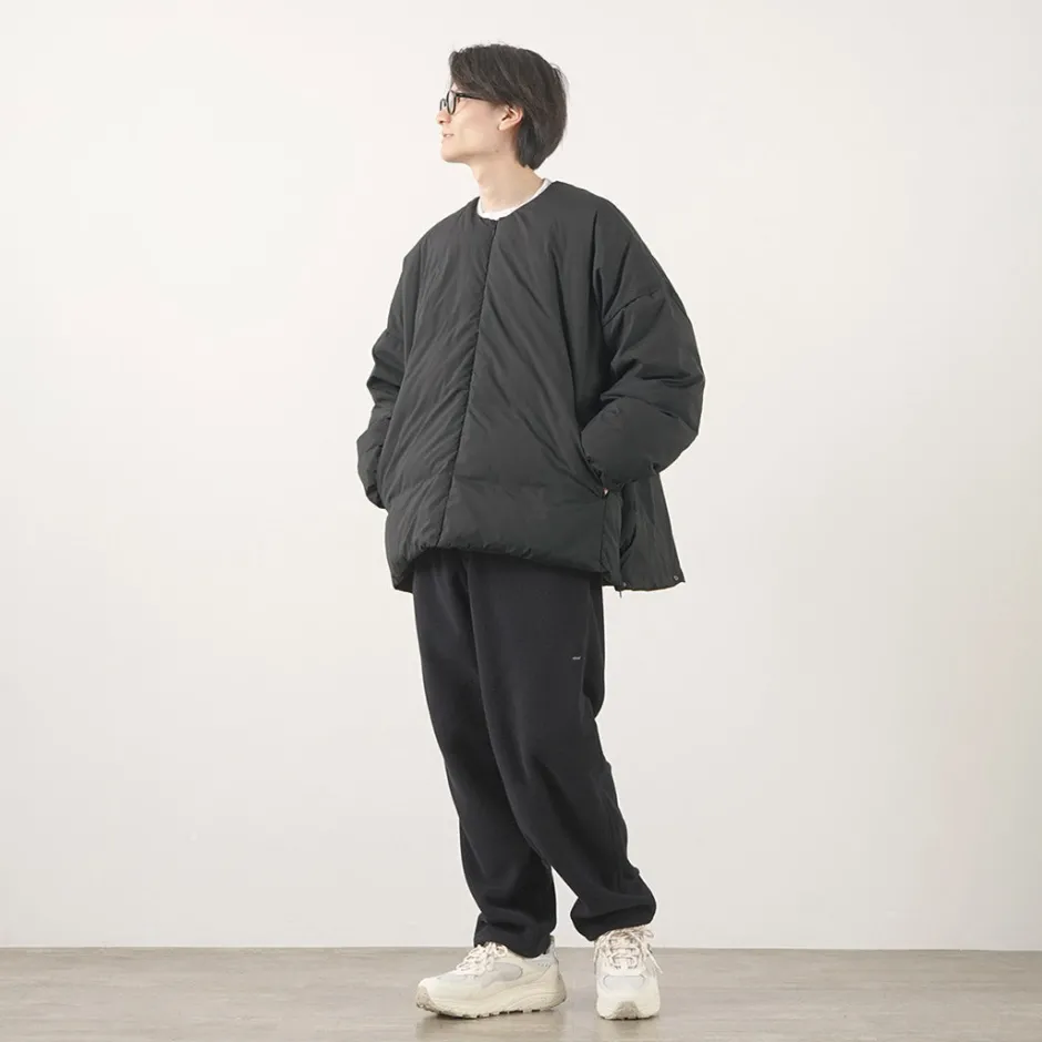 Down Wear^MIFFEW / Collarless Over Down Jacket black