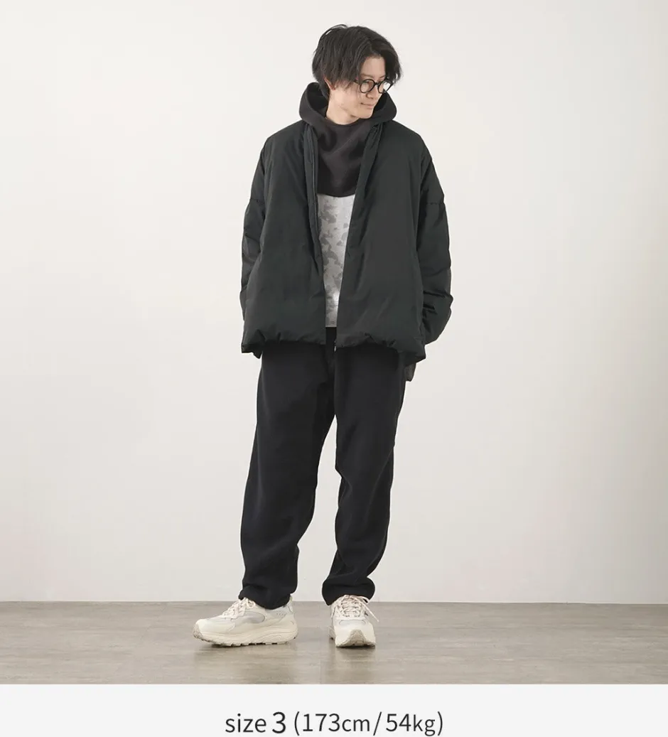 Down Wear^MIFFEW / Collarless Over Down Jacket black