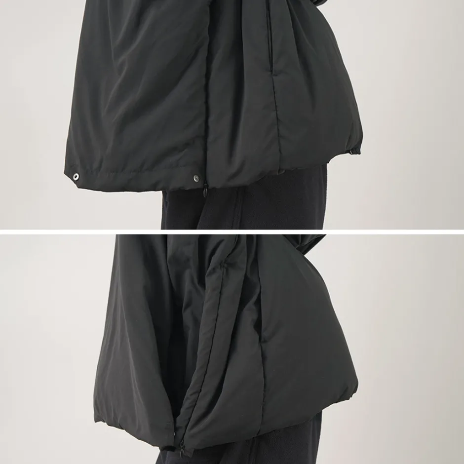 Down Wear^MIFFEW / Collarless Over Down Jacket black
