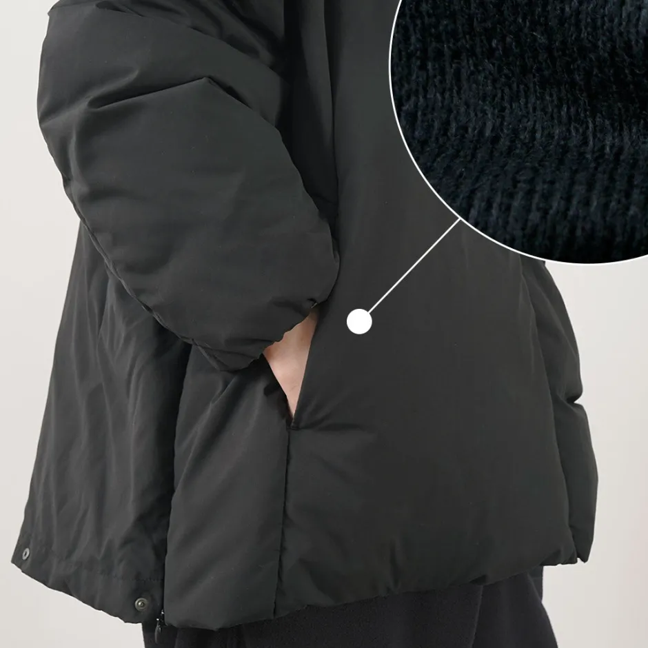 Down Wear^MIFFEW / Collarless Over Down Jacket black