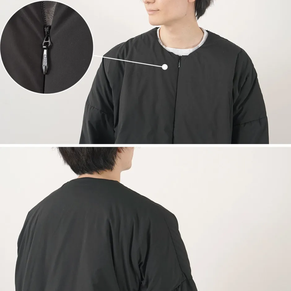 Down Wear^MIFFEW / Collarless Over Down Jacket black