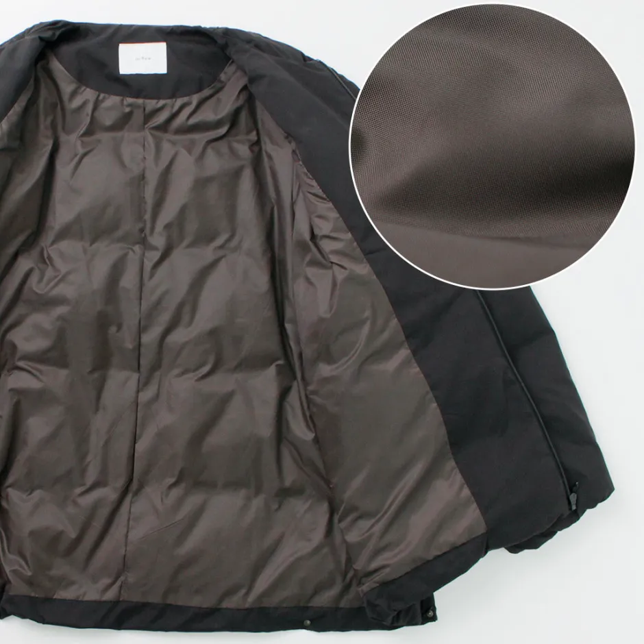 Down Wear^MIFFEW / Collarless Over Down Jacket black
