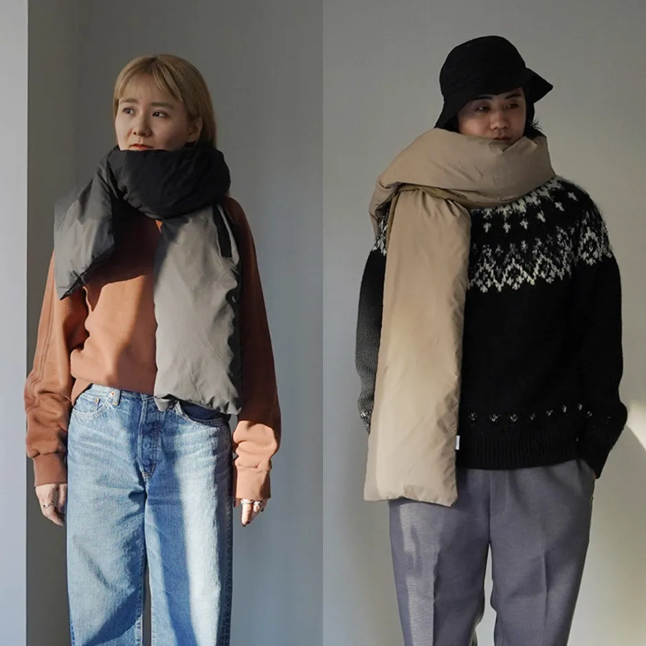 Scarfs^MIFFEW / Reversible Down Muffler