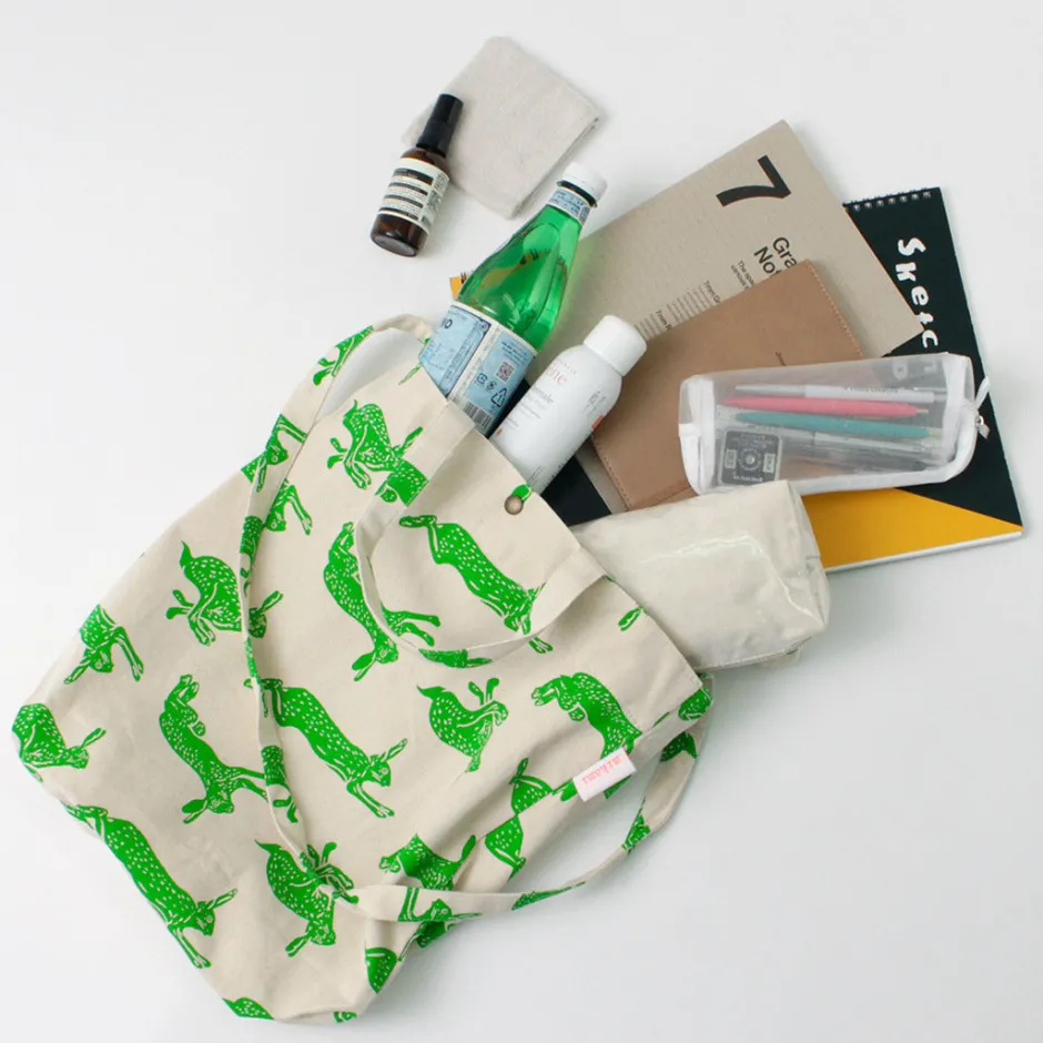 Tote Bags | Shoulder Bags^MIKAMI / Cotton twill sling tote bag