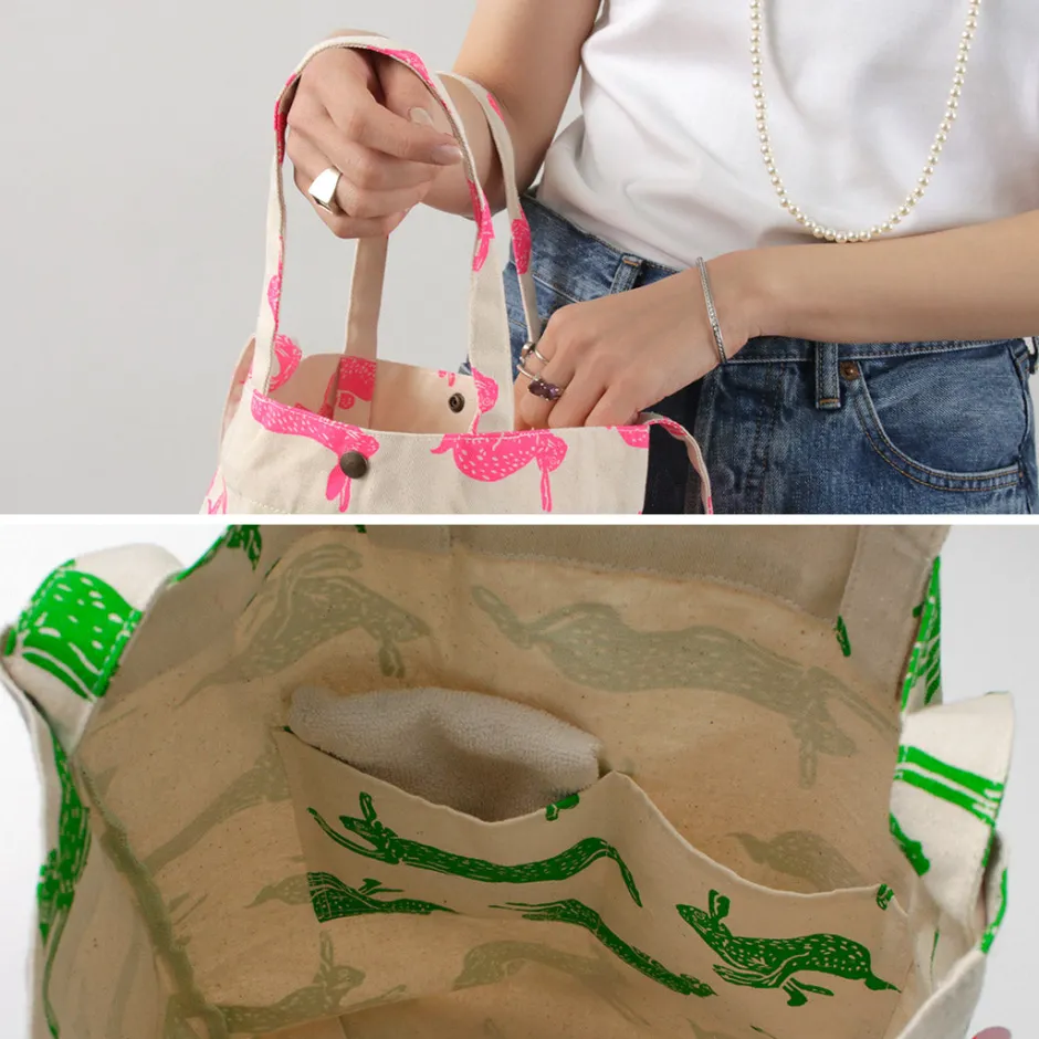 Tote Bags | Shoulder Bags^MIKAMI / Cotton twill sling tote bag