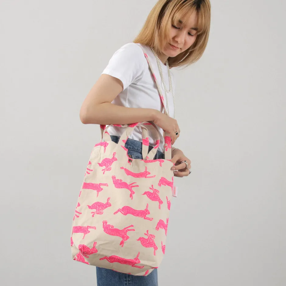 Tote Bags | Shoulder Bags^MIKAMI / Cotton twill sling tote bag