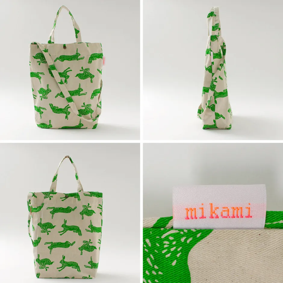 Tote Bags | Shoulder Bags^MIKAMI / Cotton twill sling tote bag