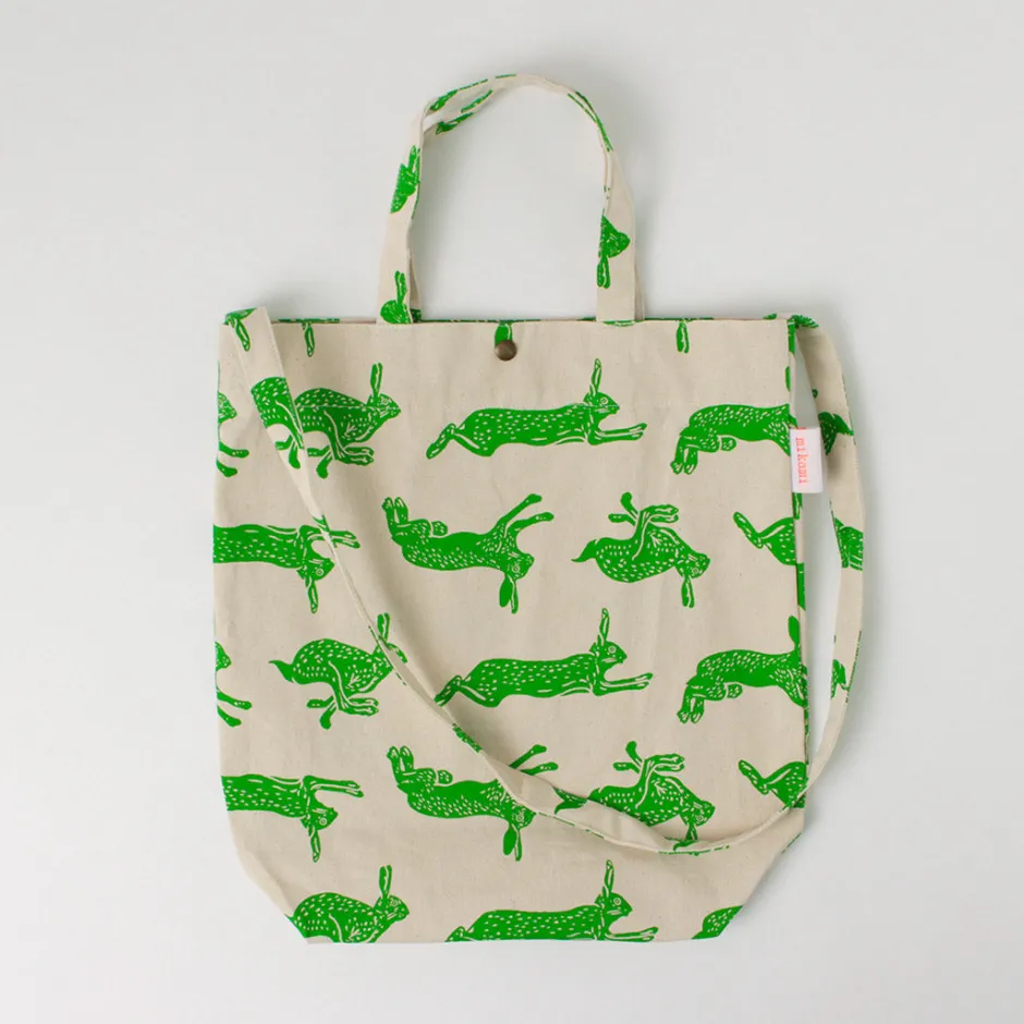 Tote Bags | Shoulder Bags^MIKAMI / Cotton twill sling tote bag