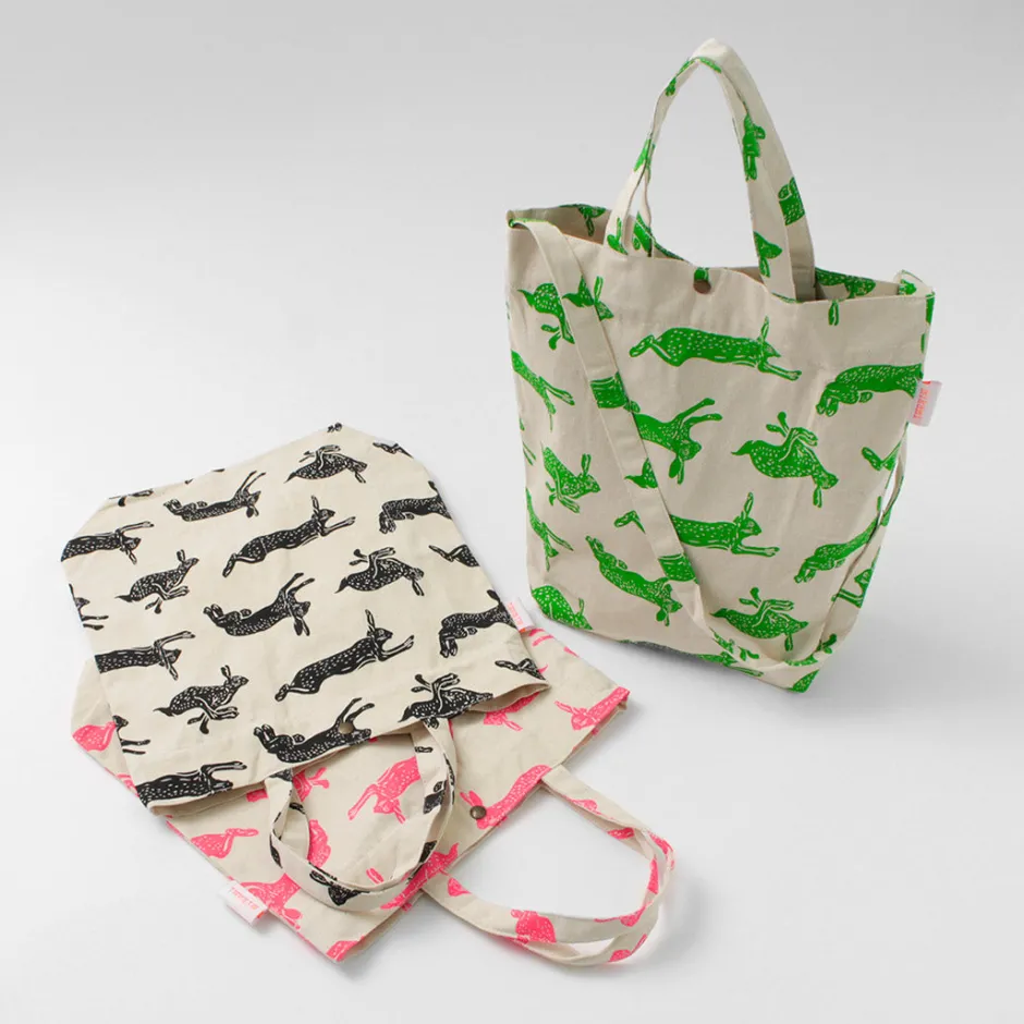 Tote Bags | Shoulder Bags^MIKAMI / Cotton twill sling tote bag