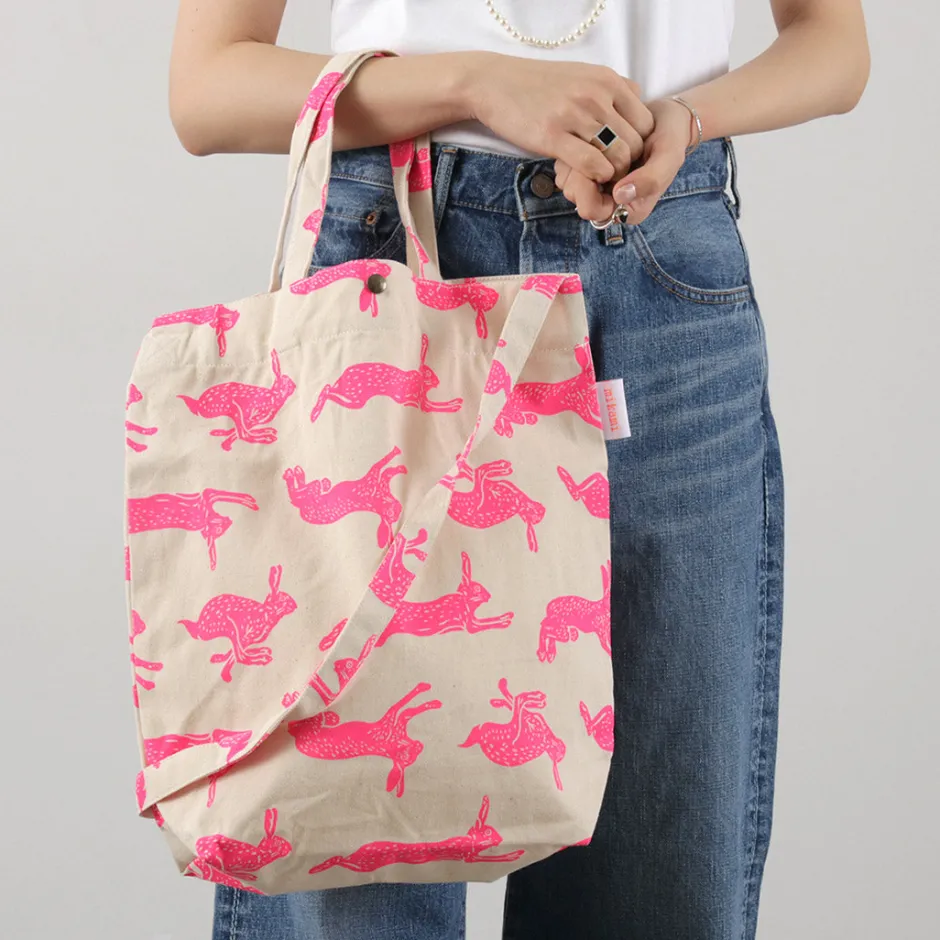 Tote Bags | Shoulder Bags^MIKAMI / Cotton twill sling tote bag