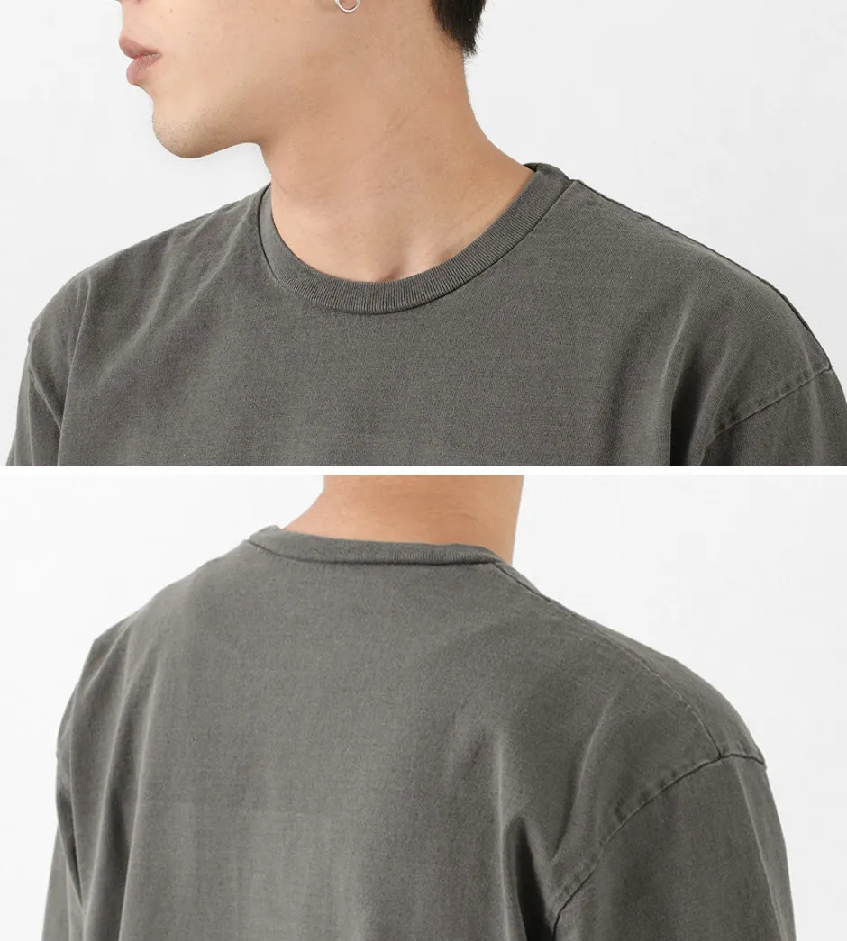 T-Shirts^MIXTA / Basic crew print T-shirt (dog park) black