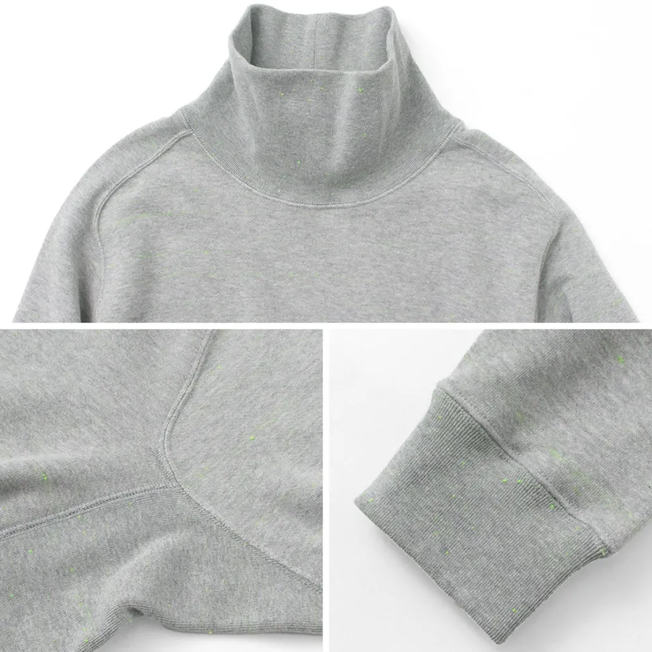 Sweatshirts^MOC T / Bespoke Neon Hanging Lined High Neck PO gray