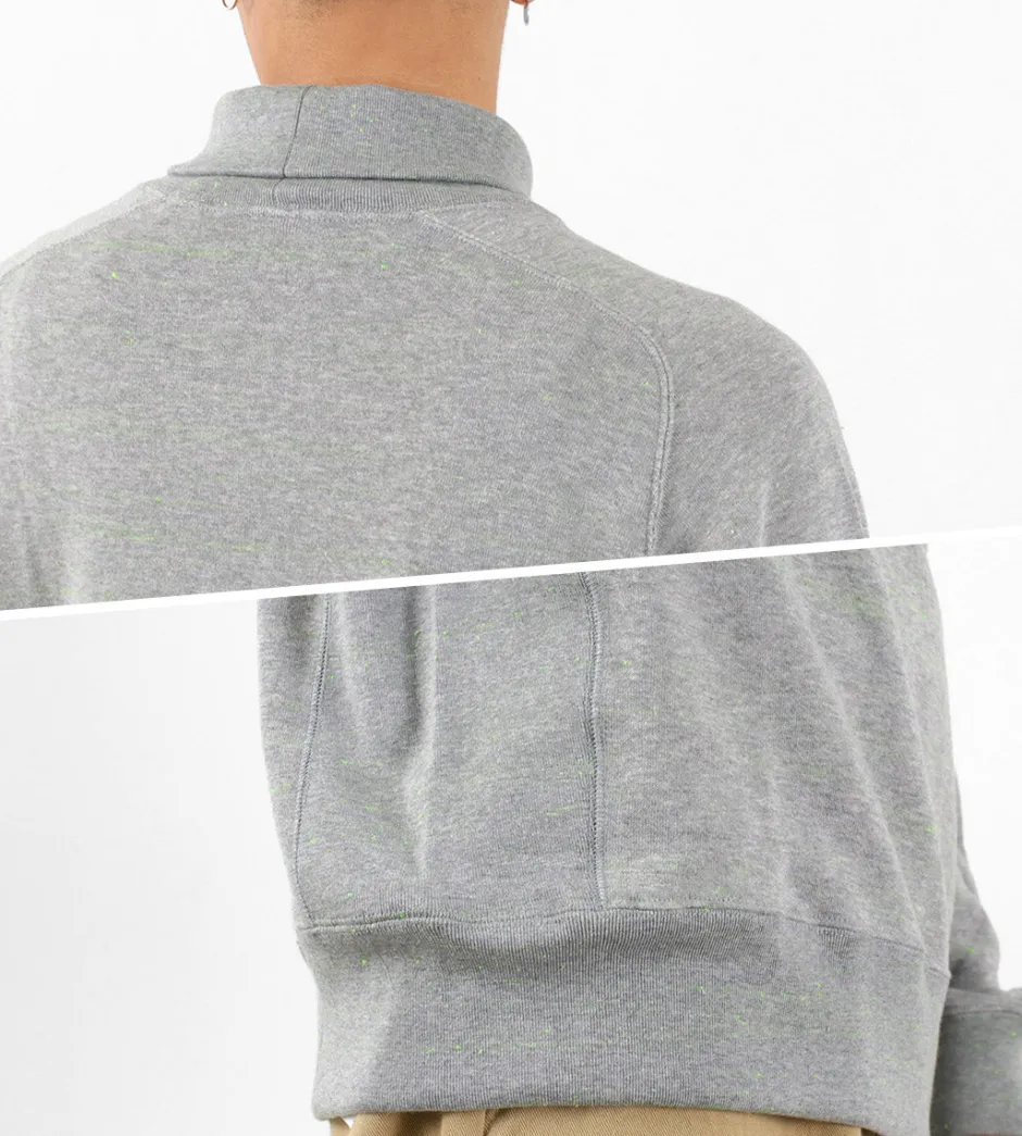 Sweatshirts^MOC T / Bespoke Neon Hanging Lined High Neck PO gray