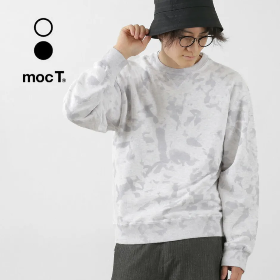 Sweatshirts^MOC T / Garment Dyed Loopwheel Crew Neck Pullover white