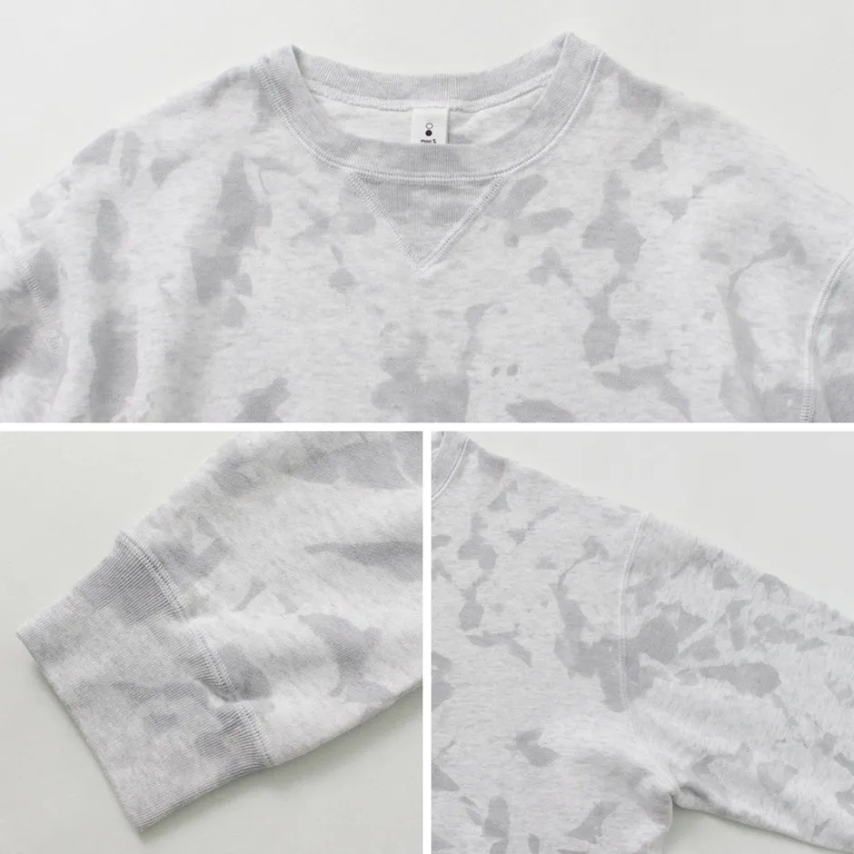 Sweatshirts^MOC T / Garment Dyed Loopwheel Crew Neck Pullover white
