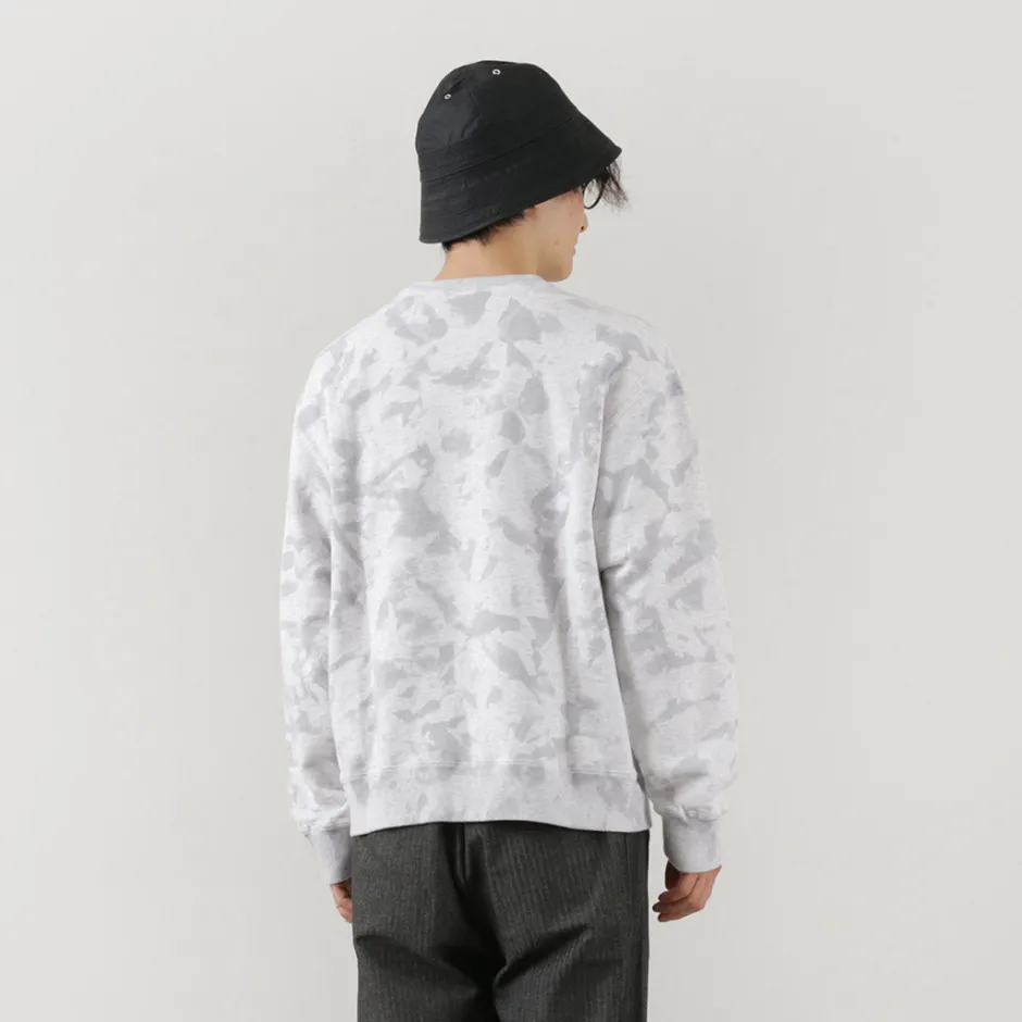 Sweatshirts^MOC T / Garment Dyed Loopwheel Crew Neck Pullover white