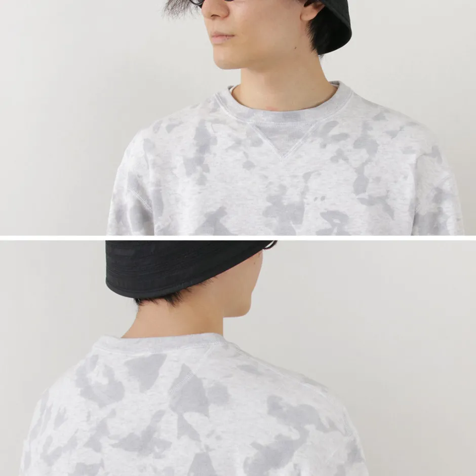 Sweatshirts^MOC T / Garment Dyed Loopwheel Crew Neck Pullover white