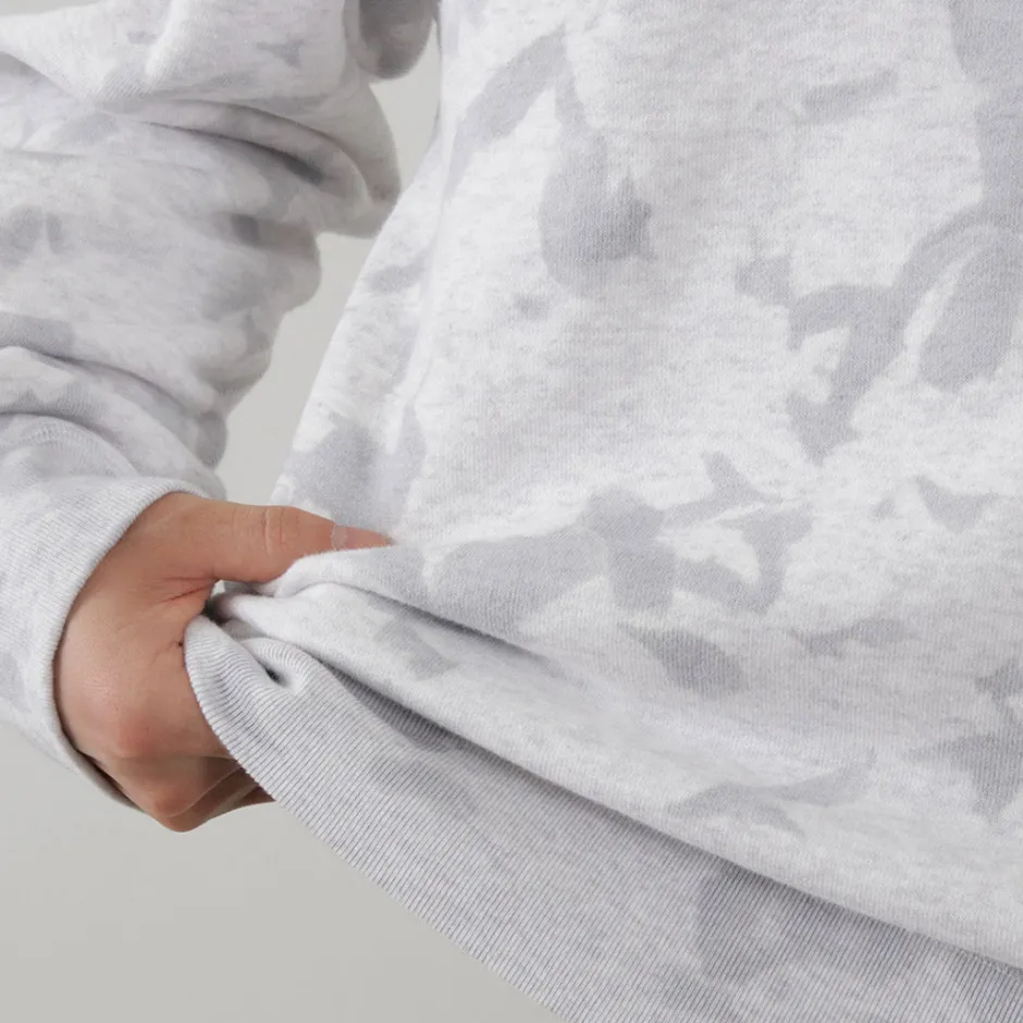 Sweatshirts^MOC T / Garment Dyed Loopwheel Crew Neck Pullover white