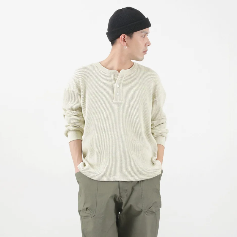 T-Shirts^MOC T / Heavy Neon Waffle Henry Neck Pullover