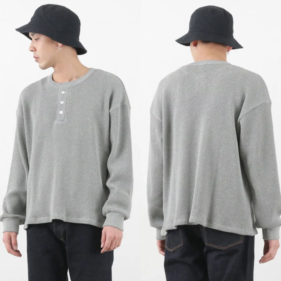 T-Shirts^MOC T / Heavy Neon Waffle Henry Neck Pullover